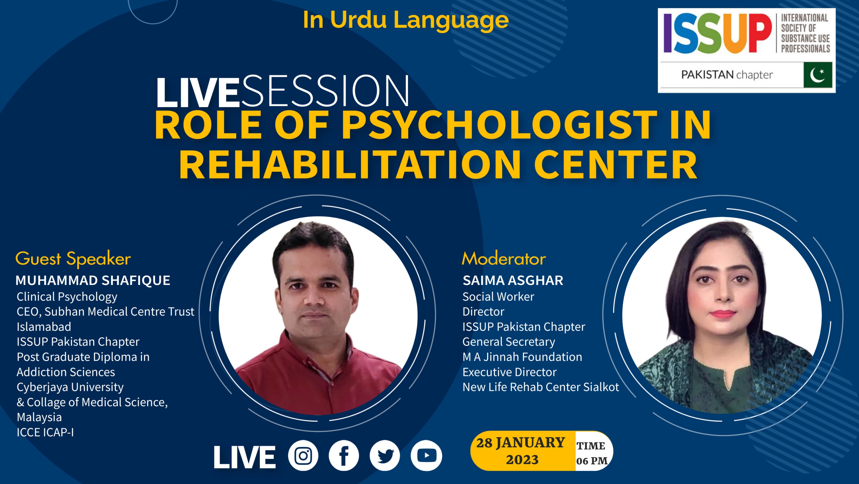 Role of Psychologist in Rehabilitation Center International Society
